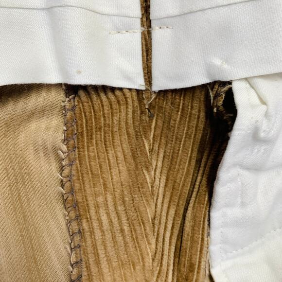 WILKES BASHFORD Size 28 Brown Tan Corduroy Pleated Casual Pants - Picture 7 of 7